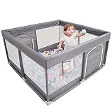 Image of PandaEar Playpen for Baby and Toddlers baby playpen