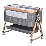 Image of AUSADOM 900 bedside crib