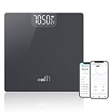 Image of CQLITI Bathroom Scale-black body-fat scale