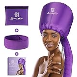 Image of Amzpic dryer bonnet purple bonnet hair dryer