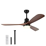 Image of USOR UH-AU-MZ3B-W-BrB-52-L ceiling fan