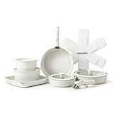 Image of SENSARTE 17 pcs White cookware set