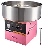 Image of VEVOR 1000W Pink Candy Floss Maker cotton candy machine