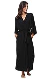 Image of MissNina MN-modalrobeslong-black-XL dressing gown