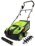 Image of OKKMAX Electric Dethatcher Scarifier lawn scarifier