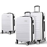 Image of Wanderlite LUG-ABS-LINE-3SET-WH luggage set