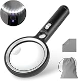 Image of HsayUna Magnifying glass with 30 lights magnifying glass