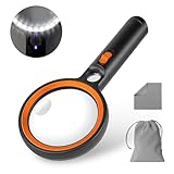 Image of HsayUna Magnifying glass with 30 lights magnifying glass