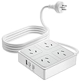 Image of WENTONG WT-2409-White power strip