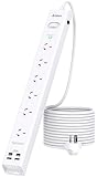 Image of Addtam DMAU6W4U2C power strip