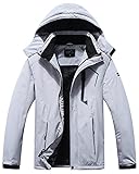 Image of Pooluly 701(Men)-Light Gray-XL ski jacket