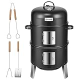 Image of VIVOHOME VH1410CA BBQ smoker