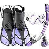 Image of CAPAS Purple snorkel mask