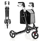 Image of Costway JH10009BK-Costway walker for seniors