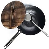 Image of Souped Up Recipes Wok Set with Wooden Lid wok