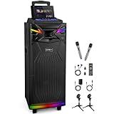 Bild von GEYGUY 2 × 10 inch Karaoke Anlage