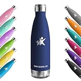 imagen de KollyKolla JHL-SCKLP-500ML-DarkBlue-287C botella de agua