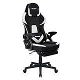 imagen de T-LOVENDO.ES TLV-5982-BLACK-WHITE silla gaming