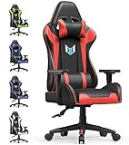 Image de bigzzia bigzzia Chaise de Jeu Bureau avec PU fauteuil gamer