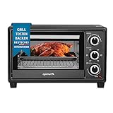 Image de OptimumX Haushaltsgeräte opt-20lt-black four à chaleur tournante