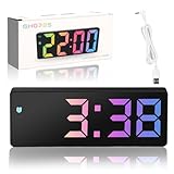 Image de RISVOWO LCD digital clock réveil