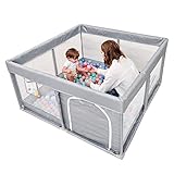 Image of PandaEar Playpen for Baby and Toddlers baby playpen