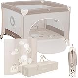 Image of Lionelo LO-BONNIE GREY STONE baby playpen
