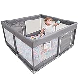 Image of PandaEar Playpen for Baby and Toddlers baby playpen
