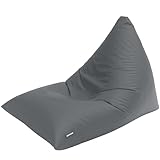Image of Green Bean Triangle-gra bean bag
