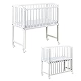 Image of Baby Delux Beistellbett weiß bedside crib