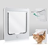 Image of Namsan DE-KN9-LS22-Catdoor-White cat flap