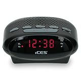 Image of Lenco ICR-210 black clock radio