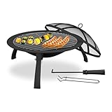 Image of Relaxdays 10050860 fire pit