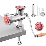 Image of VEVOR Manual Meat Grinder with Clamp meat grinder