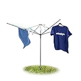 Image of Relaxdays 10018372 rotary washing line