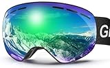 Image of GlaRid G-DE-HGR201-01 pair of ski goggles