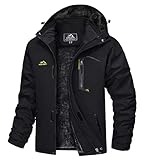 Image of TACVASEN TAC-816-32-Black-7XL ski jacket