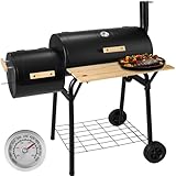 Image of tectake 800090 BBQ smoker