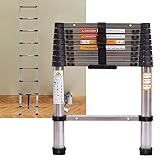 Image of YouseaHome 2.6m Teleskopleiter Leiter telescopic ladder