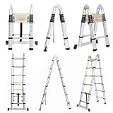 Image of Yiyai 3.8M/1,9M+1,9M Leiter telescopic ladder
