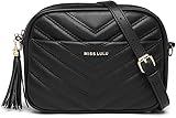 immagine di Miss Lulu LA2119-1 BK borsa a tracolla