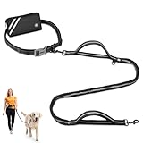 immagine di Ruoxzzsu Hand Free Dog Leash-Black guinzaglio per cani