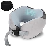 Image of Euqvunn Travel Pillow-U-Shaped-Grey travel pillow