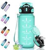 Image of Motswedi MO-TY-SYXZG-500ML-M-Blue-Green-3245C water bottle