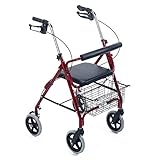 Bild von Teqler T-135301dunkelrot Rollator