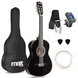 Image of MAX SoloArt Junior 3/4 Black guitar