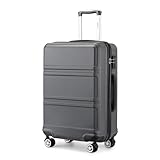 Image of Kono K1871L GY 28 hardside luggage