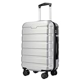 Image of T-LOVENDO.ES TLV-HT-002 SILVER luggage set