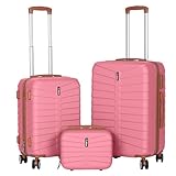 Image of T-LOVENDO.ES TLV-HT-2499-PINK luggage set