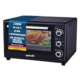 Image of OptimumX Haushaltsgeräte opt-60lt-black toaster oven